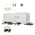 Portable Toliets 10ft Two Stall Mobile Toilet Public Low Cost OEM Luxury Toilet Trailer Price