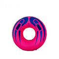 Customized Logo/Size Summer PVC Beach Party One Bite Fruit Swimming Rings Pool Float Tube Water Ring for Adult Kids