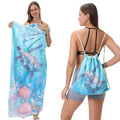 2025 Hot Selling Towel Beach Backpack Sand Free Quick-dry Lightweight Folding Bath Towel for Business