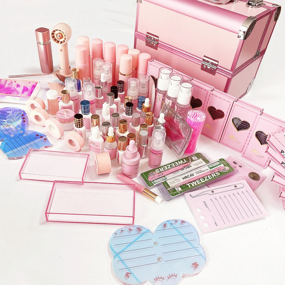 Wholesale Maquiagem Kit Profissional Make up Makeup Sets Eyelash Extension Starter Kit Professional Lash Training Kit