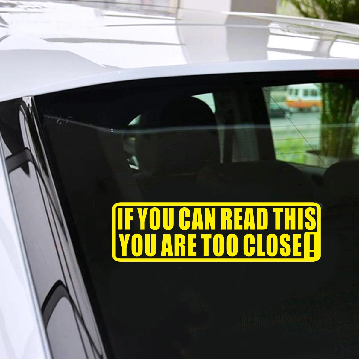 If You Can Read This You Are Too Close Lettering Bumper Car Stickers Decal Vinyl Sticker Gift Die Cut Decals Latop Window Glass