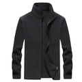 RNSHANGER New Keep Warm Men's Winter Outdoor Coat Casual Stand Collar Zipper Thick Fleece Jacket Plus Size 7XL 8XL Male Jacket