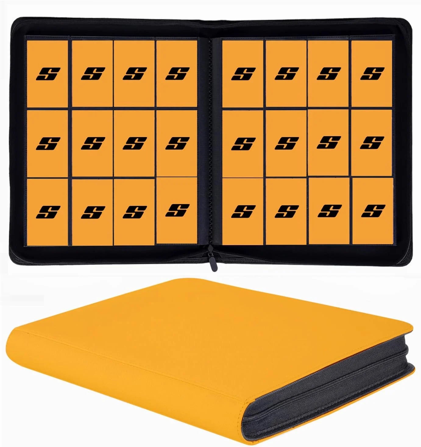 MIO 12 Pocket 720 Pockets Card Album Side Loading PU Card Binder for YuGiOh for MTG TCG Sports Trading Card Games