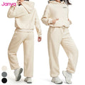 Janya Custom High Quality Jogging Sweatsuit Two Piece Sets Workout Training Fleece Women Tracksuit Joggers Gym Fitness Set