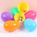 Plastic Easter Eggs Surprise Toys Blind Bags Colorful Assortment Bright Empty Shells Crafts Basket Stuffers for Party Hunt Games
