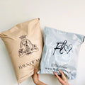 Custom Eco-Friendly Small Mailing Bags with Hot Pink Logo Polymailers Shipping Bags Clothes Shipping Plastic Bag