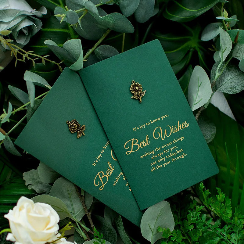 Customised Logo Great Wedding Marriage Invitation Card Thank You Card with Envelopes