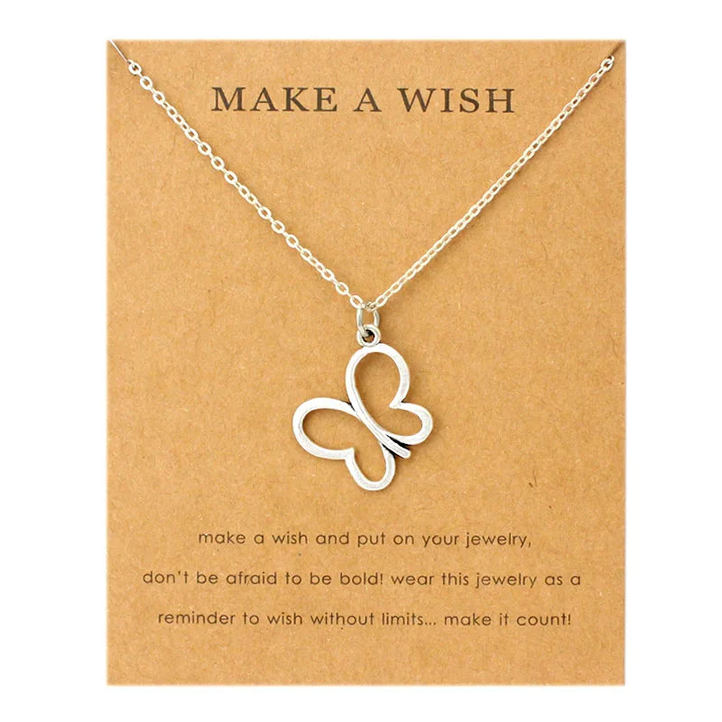 Pinecone Acron Supernatural Pineapple Wishbone Angel Wing Monkey Owl Elephant Key Heart Mountain Butterfly Dragonfly Necklaces
