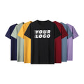 Custom Mens T-shirt Print logo 100% Cotton Plus Size Tee Shirt Big and Tall T-shirts Loose Fit t Shirt