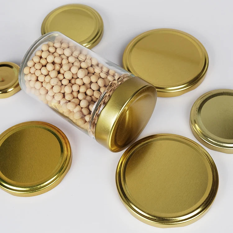 Multi-specification Metal Screw Cap Aluminium Tinplate Lids for Glass Jars and Cans Packaging