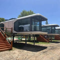 Steel Material Apple Cabin Fast Construction Speed Container House with Space Capsule Steel Frame