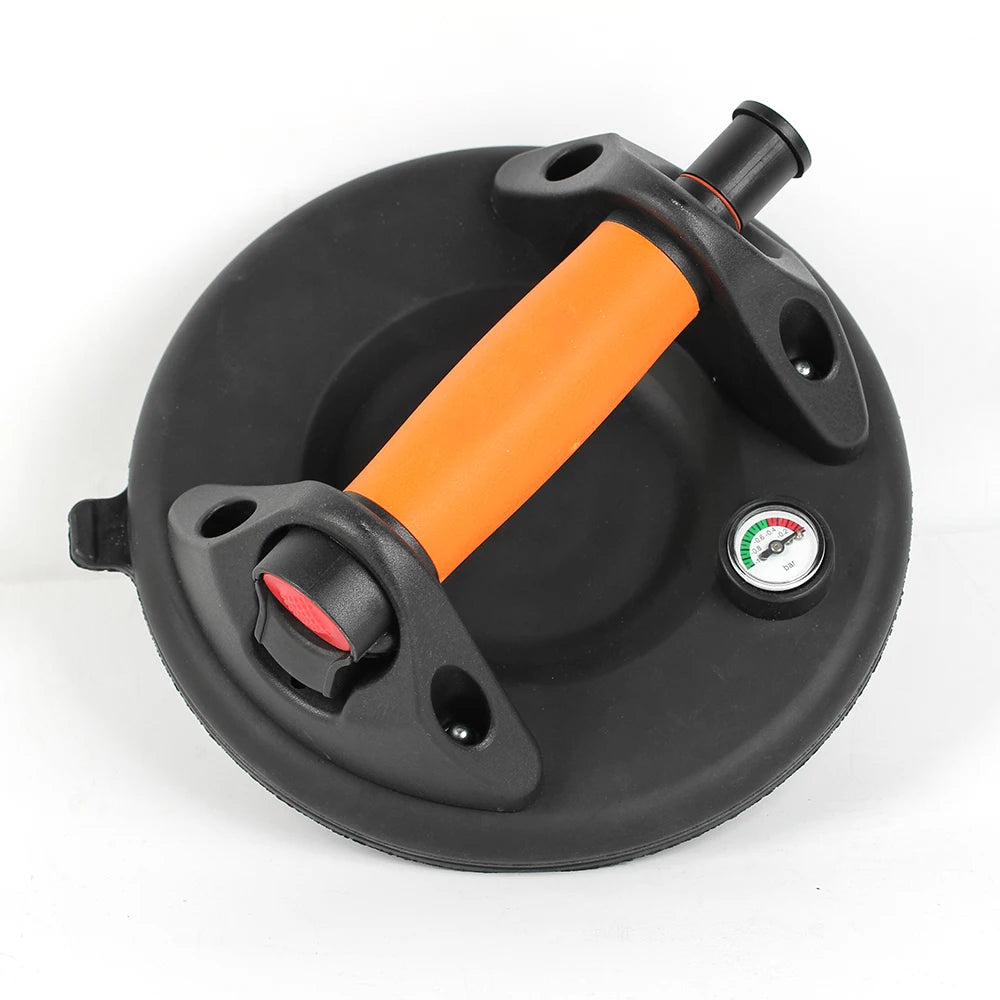 RAIZI 8 inch Rubber Vacuum Glass Suction Cup Lifter For Sale With Gauge