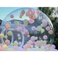 Outdoor Giant Transparent Inflatable Crystal Dome Bubble Tent Heated Inflatable Bubble Tent With Balloons