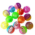 Manufacturers Wholesale  Best 4cm Hollow S-shaped Colorful Sounding Cat Supplies Pet ToysPlastic Cat Toy Ball with Bell