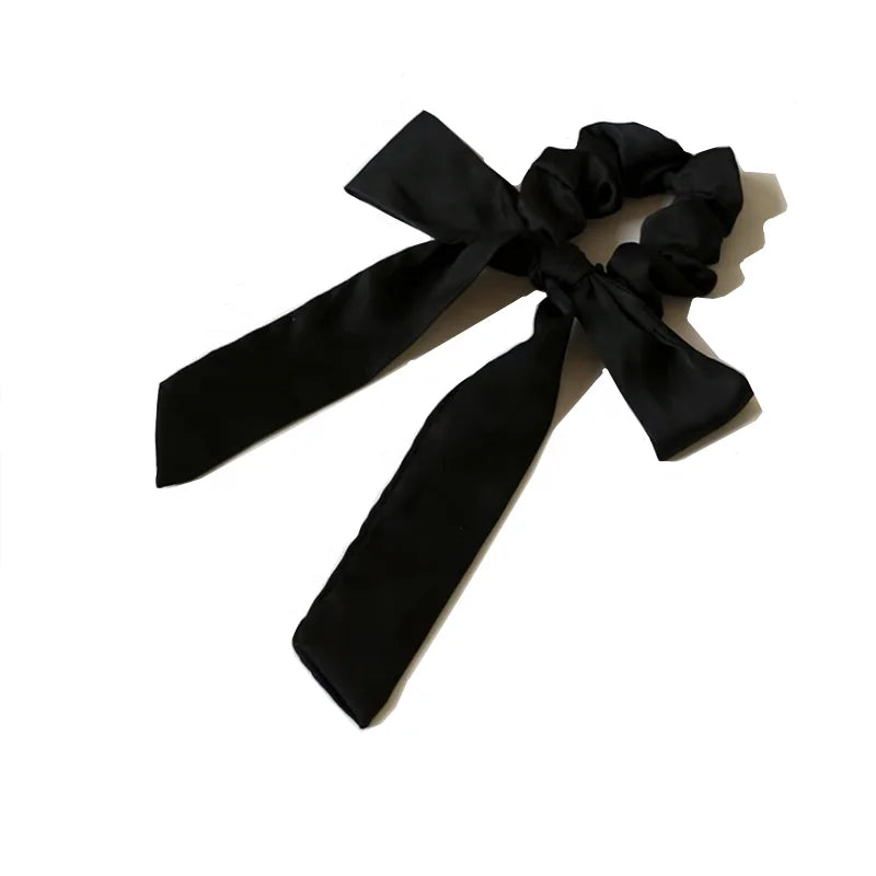 Factory Straight Hair Cheap Korean Contracted Fashion Silk Black/Blue Custom Logo Hair Band Yu Changfa Shall Apply