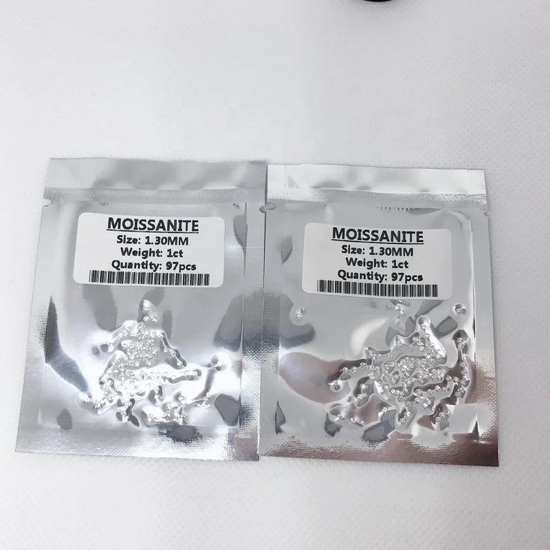 Wholesale round Shape White Moissanite Stone DF GH Series Loose for Decoration