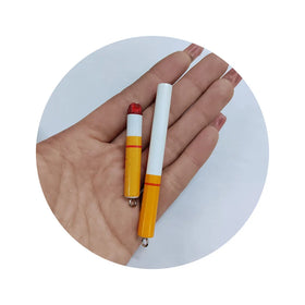 Creative Resin Cigarette End Earring Charms Pendant for DIY Jewelry Fashion Earrings Findings Necklace Charm Accessories