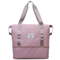 Large Capacity Exercise Fitness Duffel Bag for Ladies Wet Dry Separation Storage Portable Travel Luggage Expandable Fitness Bag