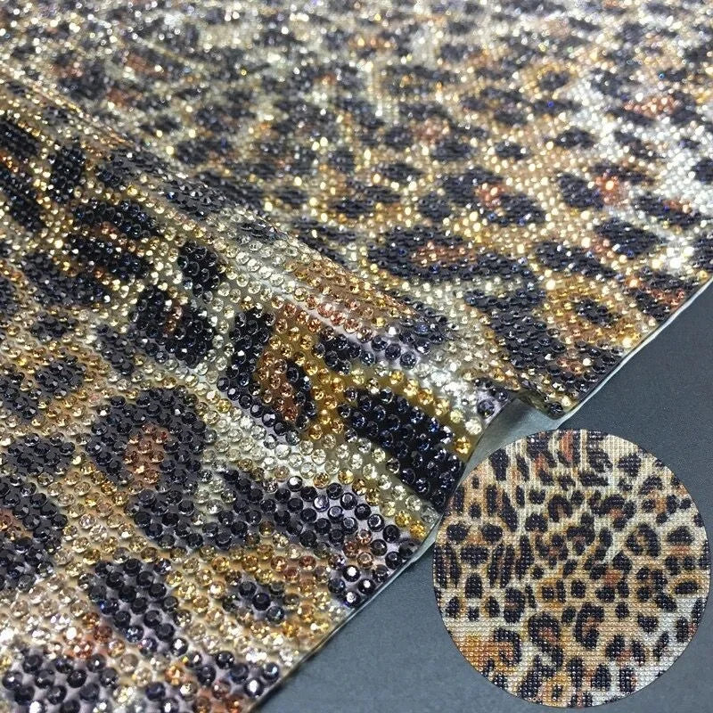 Pujiang Yantuo Crystal Co Wholesale Crystal Appliques Transfers Self Adhesive Iron on Motifs Hotfix Rhinestone Sheet