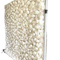 C-1022 White Panel  Backdrop Artificial Flower Wall for Wedding Decoration