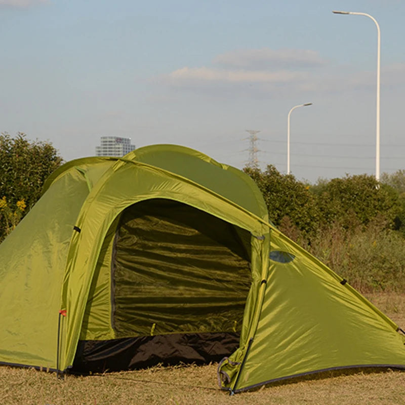 1-2 Person Spacious Space Lightweight and Portable Family Rainproof Double Layer Tent Camping Tent Outdoor Camping Tent