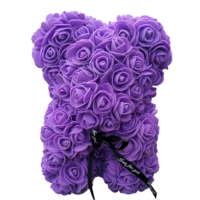 Styrofoam Oso Rose Flower Bear Valentine Big Teddy Bear Rose Bear Gift for Girlfriend
