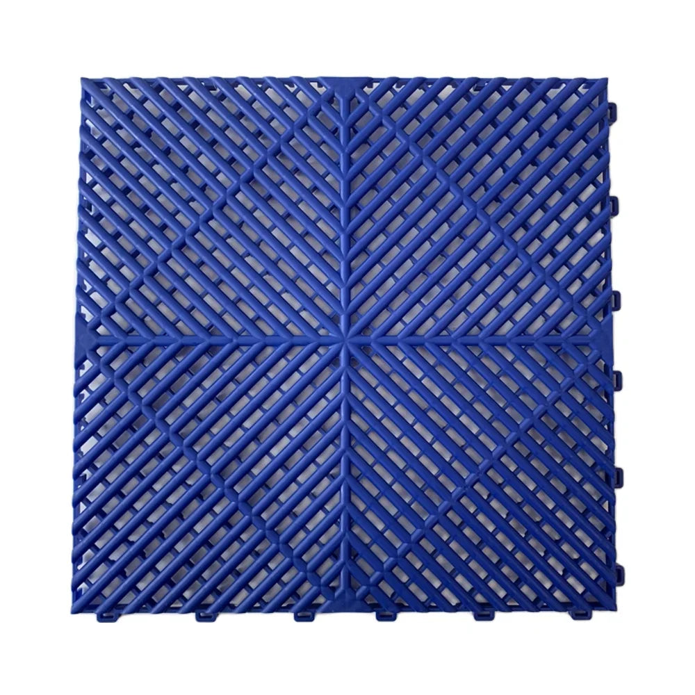 Modern Anti-Slip PP Indoor/Outdoor Plastic Interlocking Garage Floor Tiles Car Wash Grating Workshop Application Drain Mat