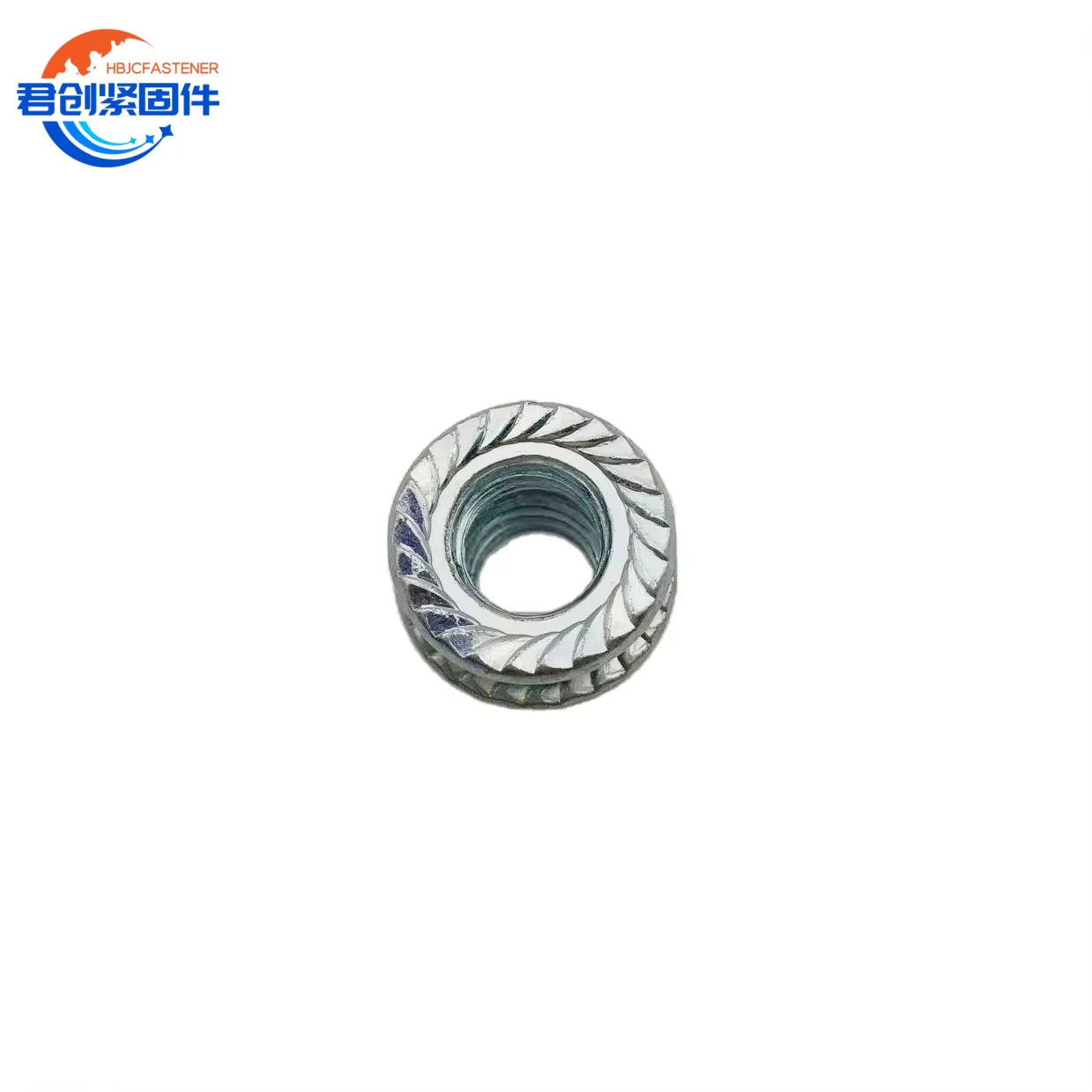 Zinc Plated Hex Flange Nuts for Mining Applications Hexagon Nut Manufacturer High Strength Galvanized Bolt and Nuts