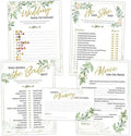 250pcs Bridal Shower Games Floral Rustic Greenery Theme  Marriage Advice Cards Wedding  Party Decoration
