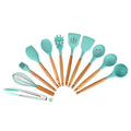 Silicone Kitchen Cooking Utensil Set for Cooking and Baking with BPA-Free One Piece Seamless Design