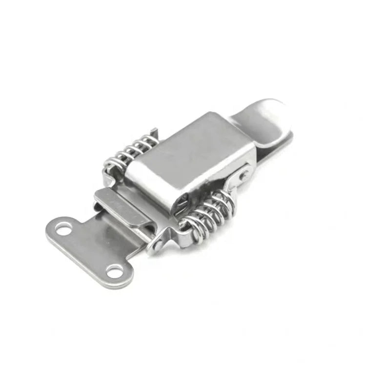 Special Offer J008 Spring Loaded Compression Toggle Latch Hasp Lock 80KG Capacity Toolbox 304 Stainless Steel Bag Carton Box
