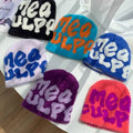 2025 New Fuzzy Knit Mohair Beanie Custom Winter Mohair Beanie Skull Cap Mohair Winter Mohair Beanie Hat Knitted Mohair Beanie