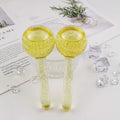 Reusable Skin Ice Globe Full of Beautiful GlitterRelieve Facial Muscle Fatigue and Cool Downreduce Dark Circles