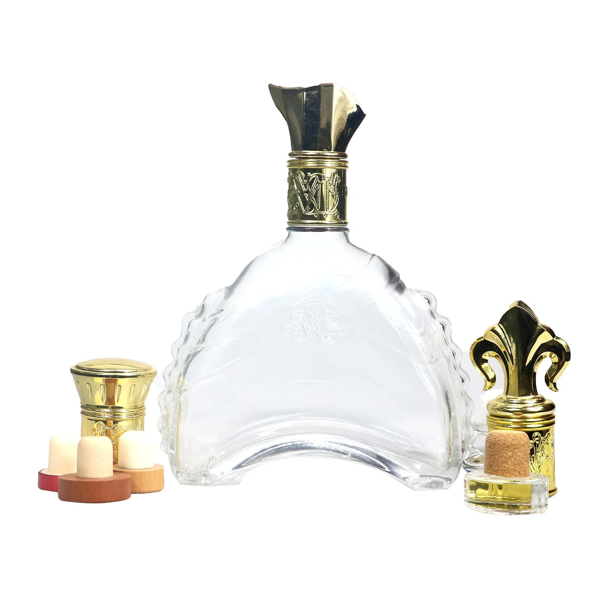 Factory Price Vodka Gin Whiskey 500ml 750ml 1000ml Glass Bottle With Cork for Liquids