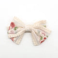 Vintage Fabric Embroidery Flower Lace Hair Clip with Custom Color and High-quality for Women/Girls Daily Life Use