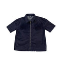 DENIMGUYS Jeans Shirt for MenTops Summer Streetwear Zip up Short Sleeve Denim Shirts Men