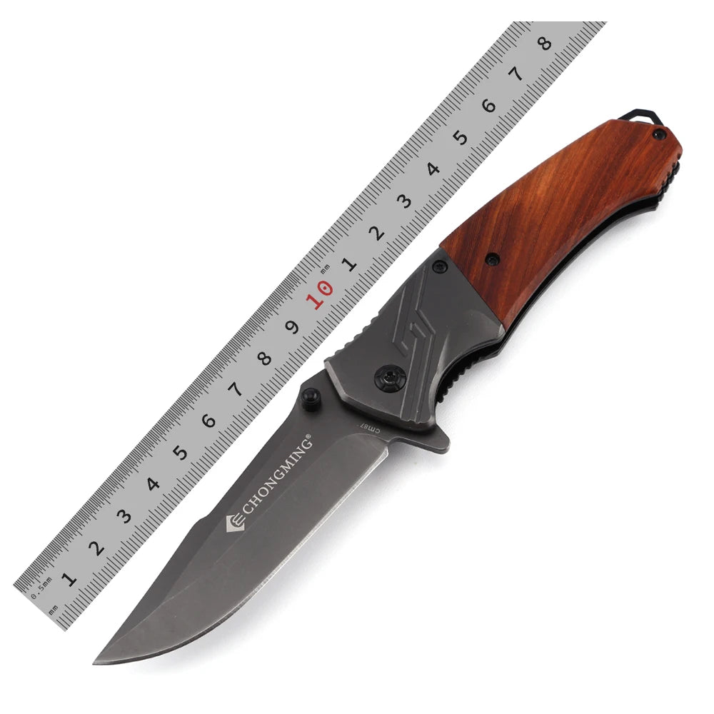 Best Sellers Wood Handle Handmade Outdoor Survival Pocket Camping Folding Knife