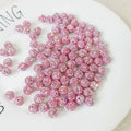 Top Quality 10mm Round Shape Dense pink Starry Sky Clay Diamond Ball Jewelry Accessories for DIY Jewelry