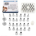 30 Pcs Dessert Cake Decorating Piping Icing Nozzle Set