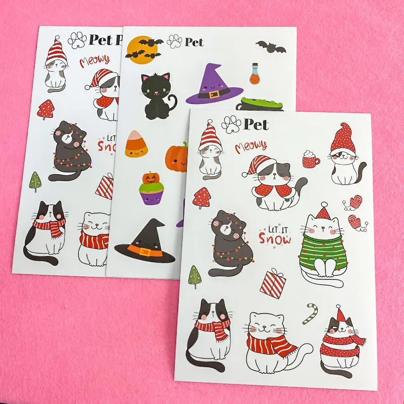 Wholesale Custom Waterproof Vinyl Logo Self Adhesive Decorative Kiss Cut Sheet Sticker