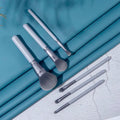 Gracedo New Design 6Pcs Bacteriostatic Senior Grey Synthetic Makeup Brushes Set