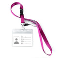 Lebei Nylon Waterproof ID Card & Name Badge Holder with Lanyard Digital Offset Printing for Business Students Exhibitions