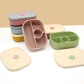 Wholesale BPA Free Baby Children Food Container Storage Silicone Bento Box for Kids