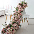 Customized Artificial Flower Wedding Decoration Road Guide Table Artificial Flower Background Wedding Arch Flower