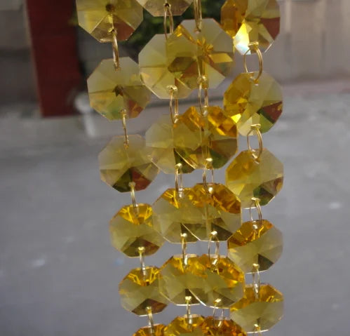 MH-12410 Gold Color Wedding Party Decoration Wire Crystal Garland MegaBDM
