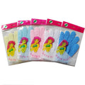 Private Label Nylon Five Fingers Bath Gloves Exfoliating Spa Body Bath Gloves Scrubbing for Remove Dead Skin
