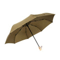 Blank Designer Foldable Umbrella Automatic Fold Manufacturer Automatic Umbrella Wooden Handle