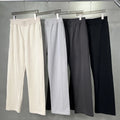 Straight Tube Oversize 350 GSM French Terry Drawstring Long Pants for Men With Wide Bottom