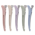 6pcs Hair Clips Hairdressing Clamps Claw Wheat Straw Barber Sectioning Clip Hairpin Salon Hair Styling Tools Accessories