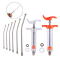 10/20ml Small Pet Chick Birds Parrot Manual Feeding Syringe Gavage Feeding Tube Curved Needle